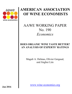 Economics - American Association of Wine Economists