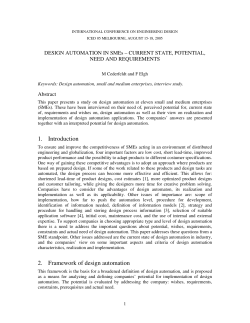 1. Introduction 2. Framework of design automation