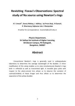 Revisiting Fizeau`s Observations: Spectral study