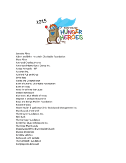 Janneke Abels Albert and Ethel Herzstein Charitable Foundation