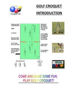 golf croquet introduction