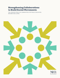 Strengthening Collaborations to Build Social