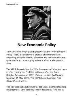 06 NEW ECONOMIC POLICY