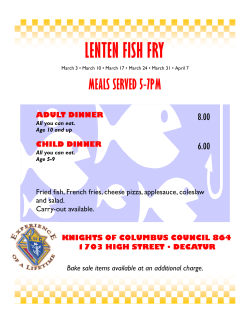 Decatur Fish Fry2017 - Bishop Luers High School