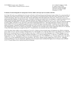 Cucumber - Downy Mildew II - Gulf Coast Research and Education