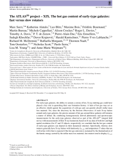 The ATLAS3D project &ndash; XIX. The hot gas content of early