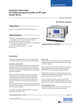 Data sheet SP 62.01 - WIKA Instrument, LP