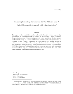 Evaluating Competing Explanations for The Midterm Gap