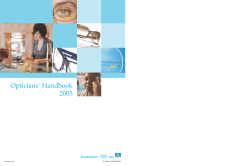 Opticians Handbook 2005