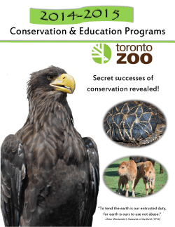 Conservation Education Activities Booklet PDF