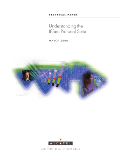 Understanding the IPSec Protocol Suite
