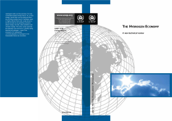 THE HYDROGEN ECONOMY. A non-technical review