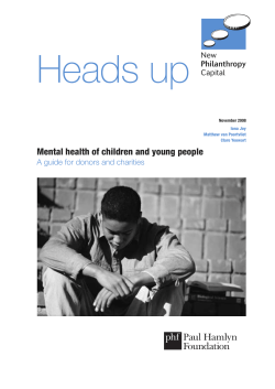 - New Philanthropy Capital