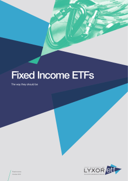 Lyxor fixed income ETFs