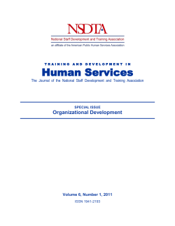 Human Services - American Public Human Services Association