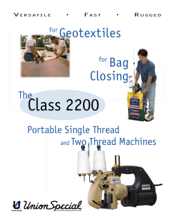 2200 brochure - Union Special