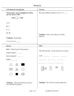 Multiplying by Multiples of Ten