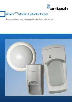 Aritech Motion Detector Series