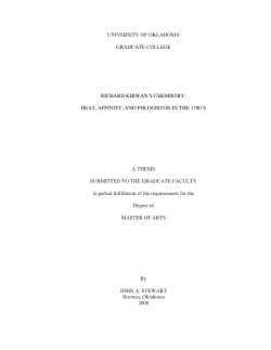 Richard Kirwan`s Chemistry