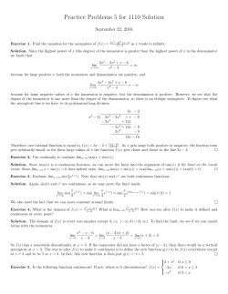 Solutions - Cornell Math