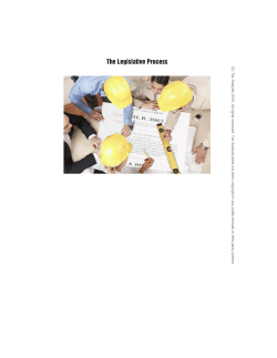 The Legislative Process