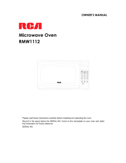 Microwave Oven RMW1112