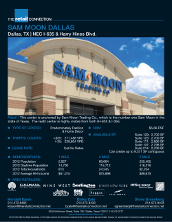 sam moon dallas - The Retail Connection