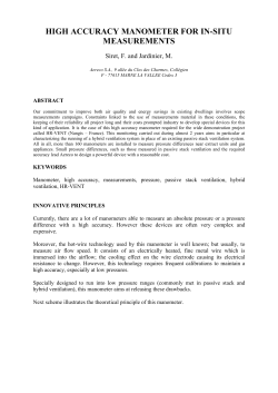 high accuracy manometer for measeruments in si&hellip;