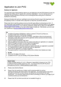 application to join - applicants