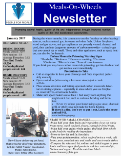 January 2017 Newsletter - meals-on