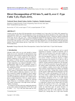 Direct Decomposition of NO into N2 and O2 Over C