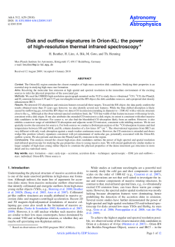 Disk and outflow signatures in Orion