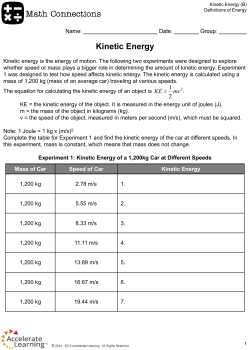 Kinetic Energy