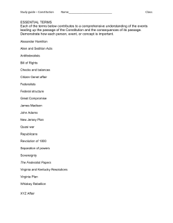 ESSENTIAL TERMS Each of the terms below