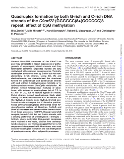 Quadruplex formation by both G-rich and C