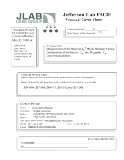 PR01-111 - Jefferson Lab