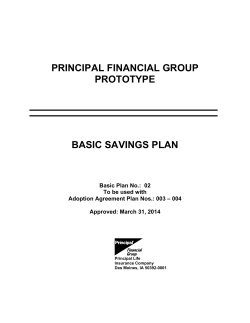 principal financial group prototype basic savings plan