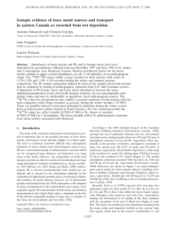 Journal of Geophysical Research