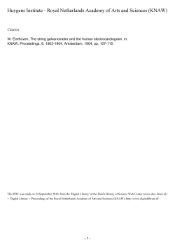 The string galvanometer and the human electrocardiogram