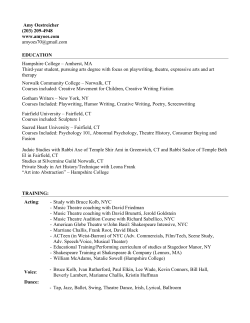 Amherst, MA Third-year student