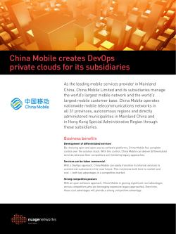 Case Study: China Mobile creates DevOps private clouds for its