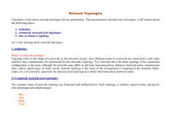 Network Topologies