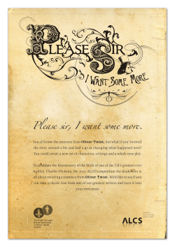 Please sir, I want some more.