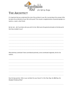 the architect - The Inevitable You
