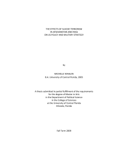 the effects of suicide terrorism