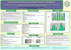 Poster - Moor House School