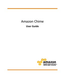 Amazon Chime - User Guide