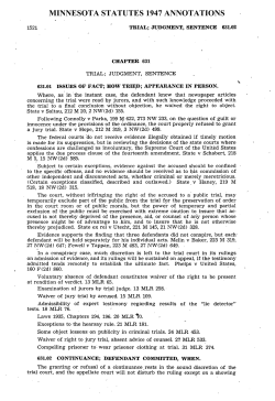 minnesota statutes 1947 annotations