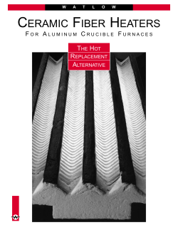 Ceramic Fiber Heaters For Aluminum Crucible Furnaces