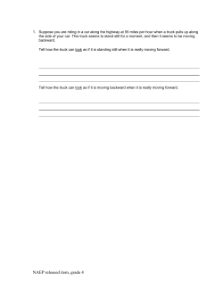 NAEP released item, grade 4